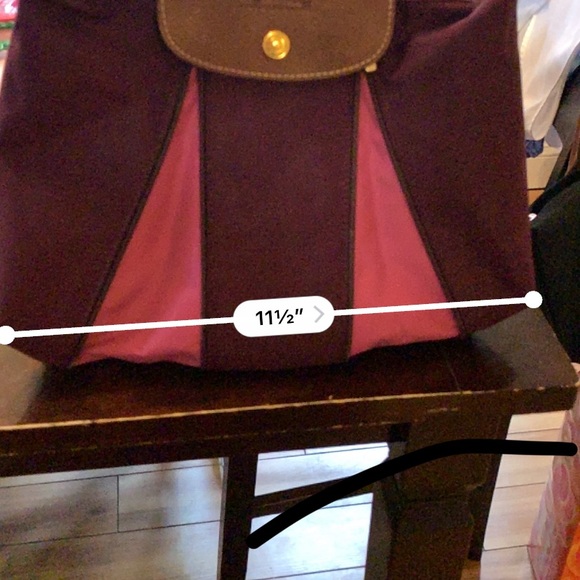 Longchamp Colorblock Expandable Le Pilage Bag - Picture 7 of 8